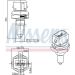 NISSENS Sensor, Kühlmitteltemperatur 207088 FIRST FIT