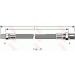 Bremsschlauch VA PORSCHE 924 2.0 75 PHB155