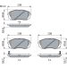 Bremsklötze KIA,HYUNDAI 0 986 494 422 Bremsklötze KIA,HYUNDAI 0 986 494 422