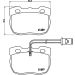 BREMBO Bremsklötze VA P 44 004 BREMBO Bremsklötze VA P 44 004