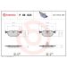 BREMBO Bremsklötze HA P 06 023 BREMBO Bremsklötze HA P 06 023