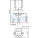 NISSENS Sensor, Kühlmitteltemperatur 207022