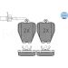 Bremsbelagsatz Vw S. A6 97- Mit Sensor MEYLE-ORIGINAL: True to OE 025 214 5218/W