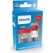 LED P21W 12V 2,3W Ultinon Pro6000 SI Red Intense NOECE 2 Stück Philips Ultinon Pro6000 LED-SI 11498RU60X2
