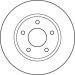Bremsscheibe Mitsubishi P. Lancer 08 DF4933 Bremsscheibe Mitsubishi P. Lancer 08 DF4933