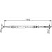 Handbremsseil BMW X5 00 1987477820 Handbremsseil BMW X5 00 1987477820