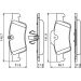 Bremsklötze MERCEDES M-Klasse, GL-Klasse 0 986 494 256