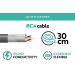 Phonocar 2-Fach geschirmte RCA Audio-Kabel für HI-FI-Systeme 30 cm RCA 2-FACH GESCHIRMTE 30 cm 06028