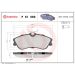 BREMBO Bremsklötze VA P 61 069 BREMBO Bremsklötze VA P 61 069