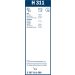 Bosch Wischerblatt H311 3397011666 Bosch Wischerblatt H311 3397011666