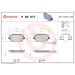 BREMBO Bremsklötze VA P 85 077 BREMBO Bremsklötze VA P 85 077