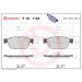 BREMBO Bremsklötze Xtra VA P 61 115X BREMBO Bremsklötze Xtra VA P 61 115X