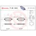 BREMBO Bremsklötze Xtra VA P 23 141X BREMBO Bremsklötze Xtra VA P 23 141X