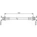 Bremsschlauch HA RENAULT Koleos 09-16 1 987 481 A11 Bremsschlauch HA RENAULT Koleos 09-16 1 987 481 A11