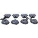 Bremsbelagsatz Audi P. A8 2.8-4.2 Quattro 95-02 13.0460-2876.2 Bremsbelagsatz Audi P. A8 2.8-4.2 Quattro 95-02 13.0460-2876.2