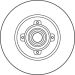 Bremsscheibe Peugeot T. 308 07- 2.0Hdi Mit Lager DF6042BS Bremsscheibe Peugeot T. 308 07- 2.0Hdi Mit Lager DF6042BS