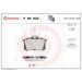 BREMBO Bremsklötze Xtra AUDI CITROEN FORD SEAT SKODA VW XTRA LINE P 85 020X