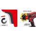 Akku-Schlagschrauber 18V 1/2 Max 300Nm 2200 1/Min Im Koffer Inkl. 1X2,0 Ah Li-Ion YT-82804