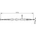 Handbremsseil re ALFA 147 01 1987477554 Handbremsseil re ALFA 147 01 1987477554