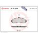 BREMBO Bremsklötze VA P 56 031 BREMBO Bremsklötze VA P 56 031