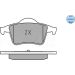 Bremsbelagsatz Volvo T. S60/S80 252307616 Bremsbelagsatz Volvo T. S60/S80 252307616