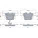 Bremsklötze BMW,LAND ROVER 0 986 494 006