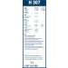 Bosch Wischerblatt H307 3397011429 Bosch Wischerblatt H307 3397011429