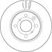 Bremsscheibe Toyota P. Aygo DF4469 Bremsscheibe Toyota P. Aygo DF4469
