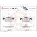 BREMBO Bremsklötze VA P 06 078 BREMBO Bremsklötze VA P 06 078
