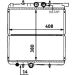 Kühler, Motorkühlung BEHR CR 527 000S