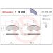 BREMBO Bremsklötze VA P 23 092 BREMBO Bremsklötze VA P 23 092