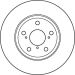 82 481 173 Bremsscheibe VA TOYOTA VERSO 13 TRW SINGLE DF4939S 82 481 173 Bremsscheibe VA TOYOTA VERSO 13 TRW SINGLE DF4939S