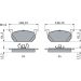Bremsklötze AUDI A1 SKODA SEAT VW 18 0 986 424 846