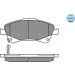Bremsbelagsatz Toyota P. Auris 07-/Avensis 09- Mit Sensor 025 242 0419/W Bremsbelagsatz Toyota P. Auris 07-/Avensis 09- Mit Sensor 025 242 0419/W