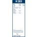 Bosch Heckscheibenwischer H283 3397011812 Bosch Heckscheibenwischer H283 3397011812