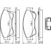 Bremsklötze CHEVROLET,OPEL 0 986 494 644