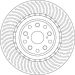 82 481 153 Bremsscheibe VA li DF6489S 82 481 153 Bremsscheibe VA li DF6489S