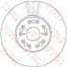 Bremsscheibe Toyota P TRW SINGLE DF4182S Bremsscheibe Toyota P TRW SINGLE DF4182S