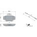 Bremsklötze DACIA,RENAULT,PEUGEOT,IRANKHODRO,SAIPA 0 986 467 720