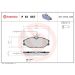BREMBO Bremsklötze VA P 61 057 BREMBO Bremsklötze VA P 61 057