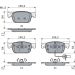Bremsklötze AUDI A4, A5 15 0 986 424 433
