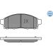 Bremsbelagsatz Mitsubishi P. L200 06- Mit Sensor MEYLE-ORIGINAL: True to OE 025 245 2916/W