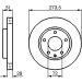 Bremsscheibe VA 0 986 479 016 Bremsscheibe VA 0 986 479 016