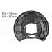 BREMSANKERBLECH H L MERCEDES W211 E-KLASSE 3,02-3,09 3528877