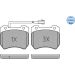 Bremsbelagsatz Alfa S. 159 05- Mit Sensor 025 248 5215/W