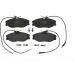 BREMBO Bremsklötze VA P 61 057 BREMBO Bremsklötze VA P 61 057