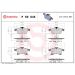 BREMBO Bremsklötze VA P 59 045 BREMBO Bremsklötze VA P 59 045
