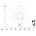 Bremsscheibe VA VOLVO S60,S80,XC70 99 0 986 479 210 Bremsscheibe VA VOLVO S60,S80,XC70 99 0 986 479 210