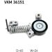 Multi-V-Spannrolle VKM 36151