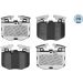 Bremsbelagsatz, Scheibenbremse MEYLE-PD: Advanced performance and design 025 224 2520/PD Bremsbelagsatz, Scheibenbremse MEYLE-PD: Advanced performance and design 025 224 2520/PD